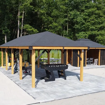 Raj Nad Jeziorem With Sauna Jacuzzi Lubniewice Exterior photo