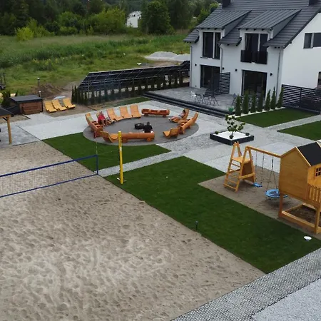 Raj Nad Jeziorem With Sauna Jacuzzi Lubniewice Exterior photo